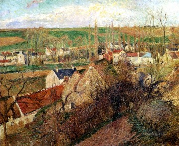  1883 Pintura al %C3%B3leo - Vista de Osny cerca de Pontoise 1883 Camille Pissarro